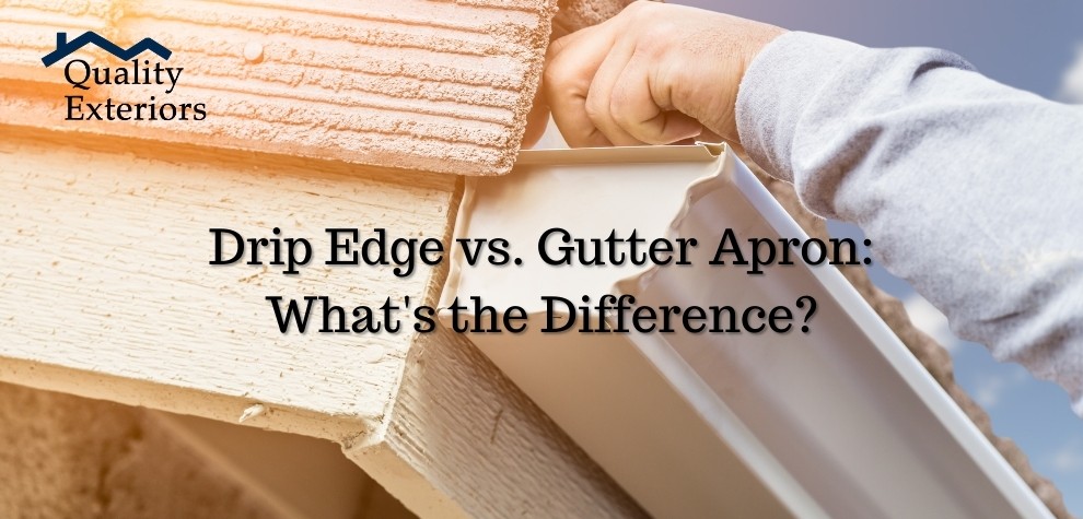 drip edge vs gutter apron