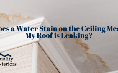 Does a Water Stain on Ceiling Mean My Roof is Leaking?