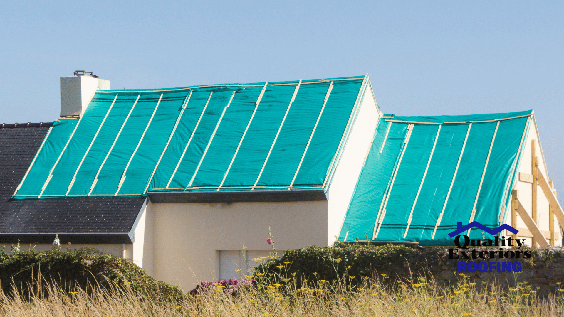 tarping a roof